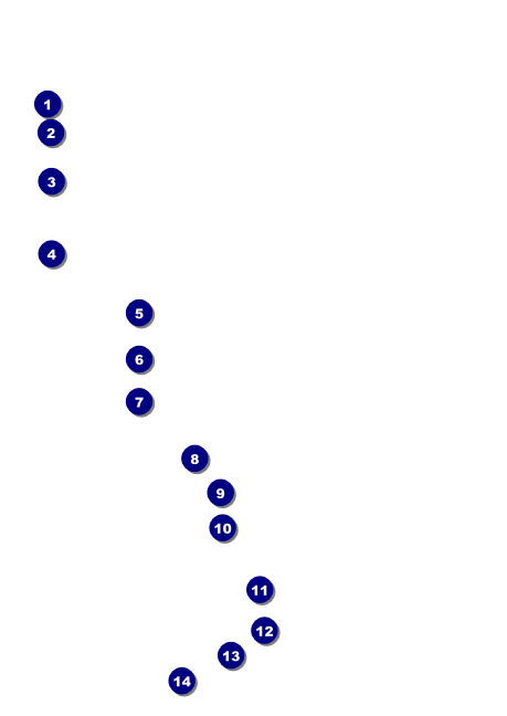 Claus-A-Palooza Postcard Front Field Markers