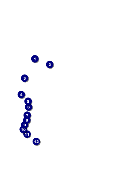 Fire and Ice Postcard Front Field Markers