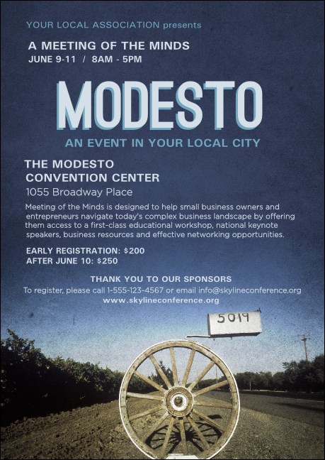 Modesto Postcard