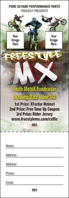 Freestyle MX Raffle Ticket Product Front