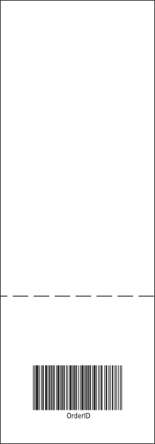 Sydney Raffle Ticket (Blue) Product Back