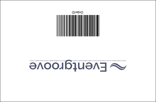 Woodcut Drink Ticket Product Back
