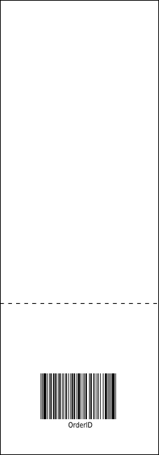 Curling Raffle Ticket Product Back