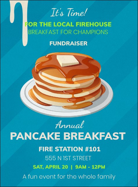 Pancake Stack Invitation