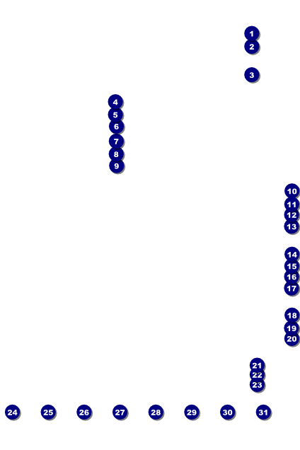 Archery Logo Poster Front Field Markers