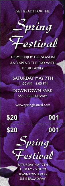 Spring Event Ticket Product Front