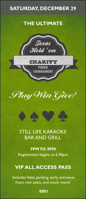 Texas Hold 'Em VIP Pass Product Front
