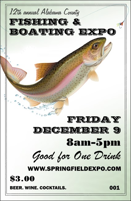Fishing and Boating Expo Drink Ticket Product Front