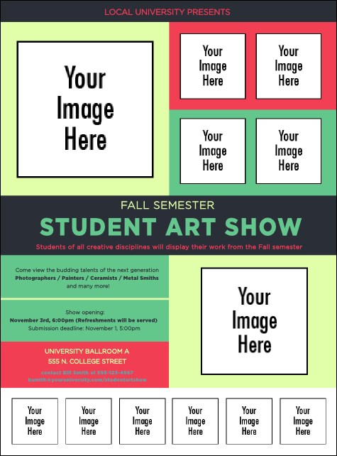 Image Upload Logo Flyer Product Front