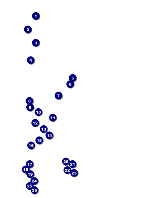 Fall Cut Paper Invitation Front Field Markers