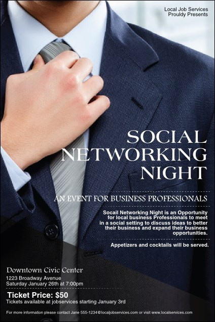 Social Networking Poster Product Front