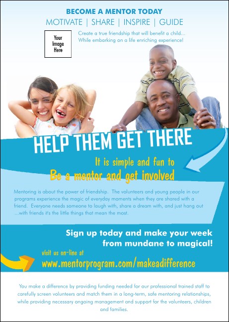 Mentoring Club Flyer Product Front