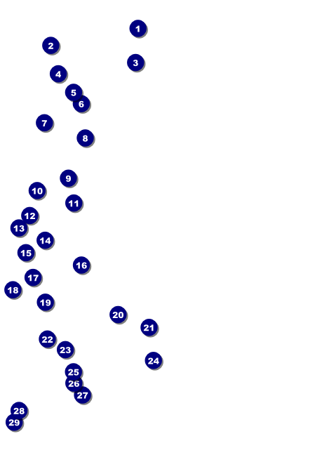 Dance Circles Club Flyer Front Field Markers